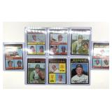 (8) 1970/71 Topps Baseball Cards in Plastic