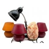 Small Glass Table Lamps, Desk Lamp, and Salt Lamp