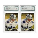 (2) 1992 Troy Aikman Topps Stadium Club Football