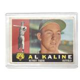 1960 Al Kaline Topps Baseball Card in Plastic