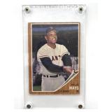 1962 Willie Mays Topps Baseball Card in Hard