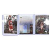 (3) Michael Jordan Basketball Cards in Plastic