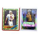 1986 Topps Steve Young Football Card and 2005