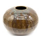 Artist Signed Large Stoneware Pottery Vase 12? x