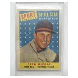 Stan Musial 1958 All Star Selection TCG Baseball