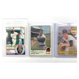 (3) Baseball Cards : 1983 Ozzie Smith Topps, 1973