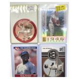 (4) Baseball Cards in Plastic Top-Loader Sleeves