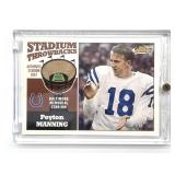 2001 Peyton Manning Topps Stadium Throwbacks
