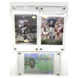 (3) Troy Aikman Cards in Hard Plastic Cases :