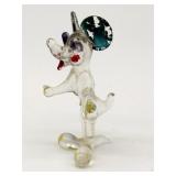 Art Glass Mouse 2.75"- broken tail