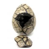 Large Natural Septarian Stone Egg 9"