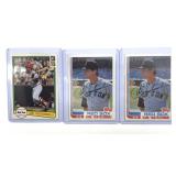 (3) 1982 Carl Yastrzemski Topps and Donruss
