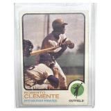 1973 Roberto Clemente Topps Baseball Card in