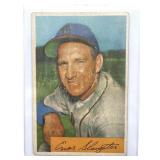 1954 Enos Slaughter Bowman Topps Baseball Card in