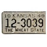 1948 Kansas License Plate - Sumner County