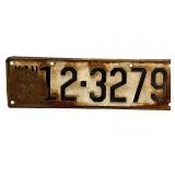1934 Kansas License Plate - Sumner County