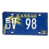 1981 Kansas License Plate - Sumner County