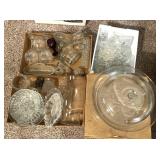 Clear Glassware, Punch Set, Cake Plate,