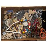 Broken Elgin Pocket Watch, Necklaces, and More