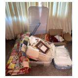 Quilt, Afghans, Linens & More