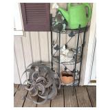 Metal Plant Stand Shelf and More - shelf is 18"
