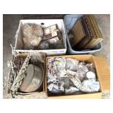 Vases, Picture Frames, Cast Iron Brackets, and