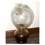 Kerosene Table  Lamp, Round Globe