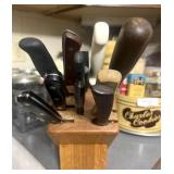 Knife Block & Kitchen Knives
