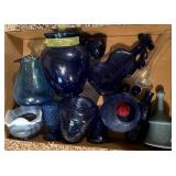 Blue Glassware