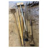 Pitch Fork, Shovels, Hoe, Brush