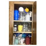 Contents of Cabinet in Kitchen