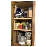 Contents of Cabinet in Kitchen