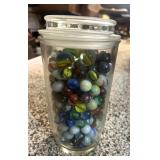 Jar of Glass Marbles