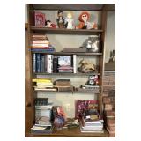 Contents of Book Shelf; Books, Collectibles