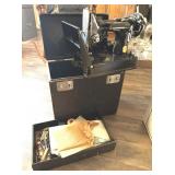 Electric Singer Sewing Machine W/ Case