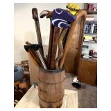 Nail Keg w/ Wooden Canes