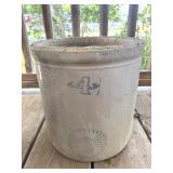 Coffeyville, Kansas Four Gallon Crock 12"