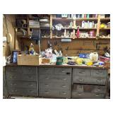 Contents of Work Bench & Pegboard;