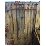 (11) Pipe Clamps 24"-68" & Corner Clamps