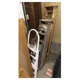 Wood and Metal Step Ladders