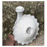 Concrete Bird Bath & Pedestal