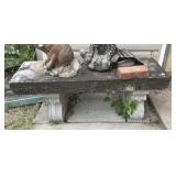 Concrete Bench only, 16" x 48"