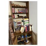 Contents of Shelf; Wooden Shoes, Decoys, Books &