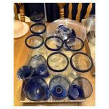 Blue Glassware, Princess House & Others