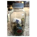 Ball Jar, Vintage Cigarettes & Matches