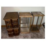 Sewing Machine Drawers, Display Cases