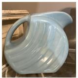 Mid-Century Ceramic Pitcher 8" Tall