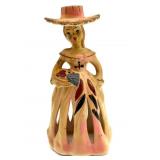 Vintage Artmark Ceramic Lady Napkin Doll Napkin