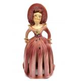 Vintage Ceramic Lady Napkin Doll Napkin and