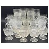 Wexford Glass Cups, Mugs, and Stemware- 6.5"